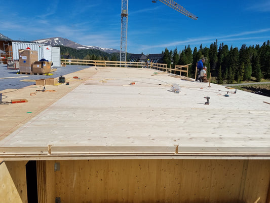 Erstmals wurden 1000# der neuen X Fix C 130 mm Verbinder bei Hotel Neubau eingesetzt