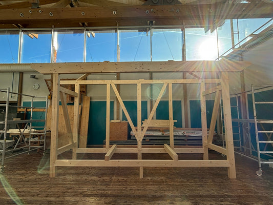 Neues Holzregal für das Institut – Nachhaltig, funktional und lehrreich gebaut