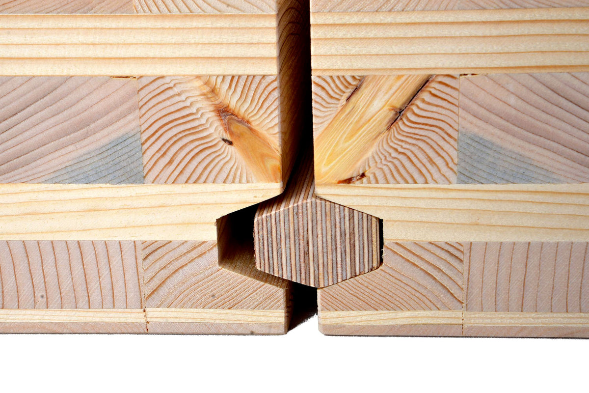 Verbindung Nut-Feder Verbindung – X-fix wood connector GmbH